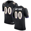 Jamed Custom B.Ravens Black Speed Machine Elite Stitched Jerseys