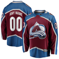 Jamed Custom C.Avalanche Maroon Home Breakaway Jerseys
