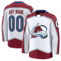 Jamed Custom C.Avalanche White Away Premium Jerseys