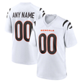 Jamed Custom C.Bengals White Game Stitched Jerseys