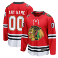 Jamed Custom C.Blackhawks Red Centennial Breakaway Jerseys