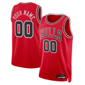 Jamed Custom C.Bulls Red Swingman Jerseys - Icon Edition