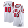 Jamed Custom C.Bulls White Swingman Jerseys - Association Edition