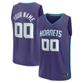 Jamed Custom C.Hornets  Purple Fast Break Jerseys - Statement Edition