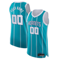Jamed Custom C.Hornets  Teal 202021 Authentic Jerseys - Icon Edition