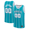 Jamed Custom C.Hornets  Teal Fast Break Jerseys - Icon Edition