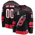 Jamed Custom C.Hurricanes Black 2026 Stanley Cup Champions Home Breakaway Custom Stitched Jerseys