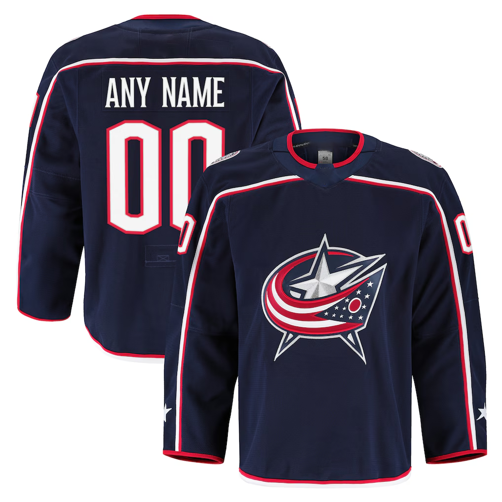 Jamed Custom CB.Jackets Navy Home Authentic Pro Jersey