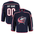 Jamed Custom CB.Jackets Navy Home Authentic Pro Jersey