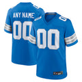 Jamed Custom D.Lions Blue Home Game Stitched Jerseys