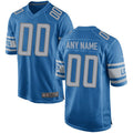 Jamed Custom D.Lions Blue Replica Game Stitched Jerseys