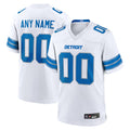 Jamed Custom D.Lions White Home Game Stitched Jerseys