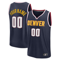 Jamed Custom D.Nuggets Navy Fast Break Jerseys - Icon Edition
