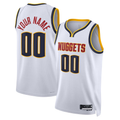 Jamed Custom D.Nuggets White Swingman Jerseys - Association Edition