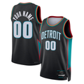 Jamed Custom D.Pistons Charcoal 202526 City Edition Swingman Jerseys