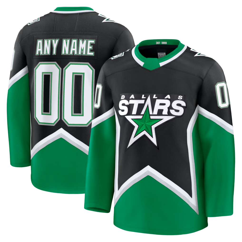 Jamed Custom D.Stars Black Alternate Premium Jerseys