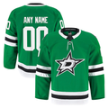 Jamed Custom D.Stars Kelly Green Home Authentic Pro Jerseys
