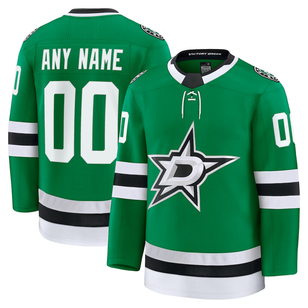 Jamed Custom D.Stars Kelly Green Home Premium Jerseys