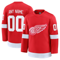 Jamed Custom D.Red wings Red Home Premium Jerseys