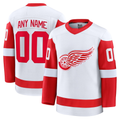 Jamed Custom D.Red wings White Away Premium Jerseys