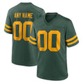 Jamed Custom GB. Packers Green Alternate Game Stitched Jerseys