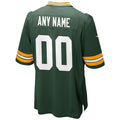 Jamed Custom GB.Packers Green Home Game Stitched Jerseys