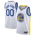 Jamed Custom G.State Warriors White Swingman Jerseys - Association Edition