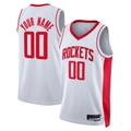 Jamed Custom H.Rockets White 2022-2023 Swingman Stitched Jerseys- Statement Edition