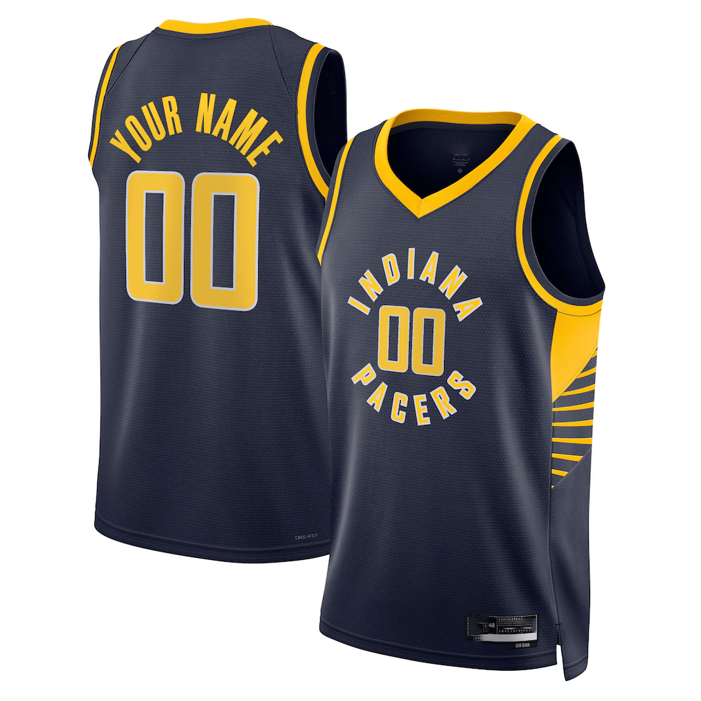 Jamed Custom I.Pacers Navy 202223 Swingman Jerseys - Icon Edition
