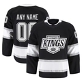 Jamed Custom LA.Kings Black Home Authentic Pro Jerseys