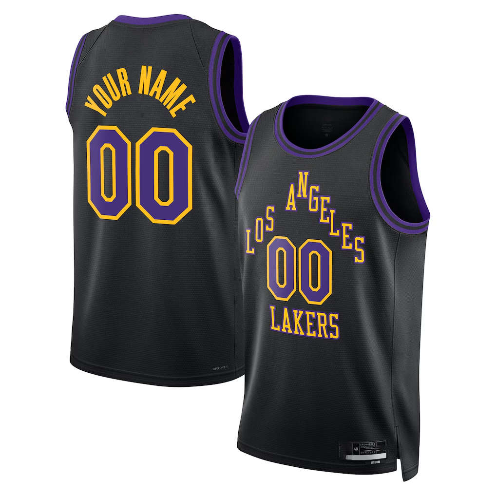 Jamed Custom LA.Lakers 2025-2026 City Edition Swingman Stitched Jerseys