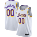 Jamed Custom LA.Lakers White 2020-2021 Swingman Stitched Jerseys - Association Edition