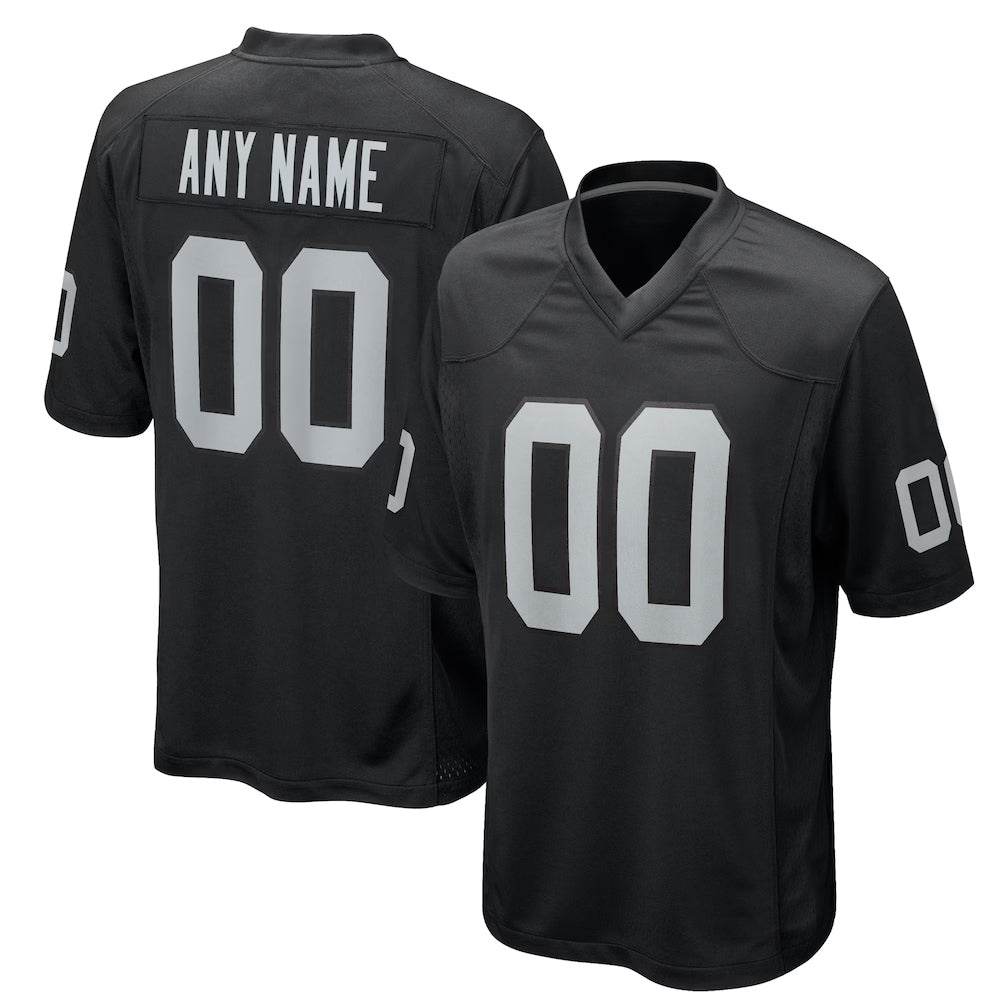 Jamed Custom LV.Raiders Black Home Game Stitched Jerseys