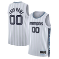 Jamed Custom M.Grizzlies White 2025-2026 City Edition Swingman Stitched Jerseys