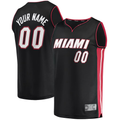 Jamed Custom M.Heat Black Fast Break Replica Jerseys - Icon Edition