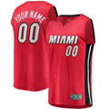 Jamed Custom M.Heat Red Fast Break Jerseys - Statement Edition