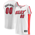 Jamed Custom M.Heat White Fast Break Replica Jerseys - Association Edition