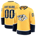 Jamed Custom N.Predators Gold Home Premium Jerseys