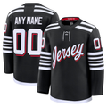 Jamed Custom N.Jersey Devils Black Alternate Premium Jerseys