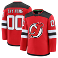 Jamed Custom N.Jersey Devils Red Home Premium Jerseys