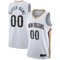 Jamed Custom NO.Pelicans White 2020-2021 Swingman Stitched Jerseys- Association Edition