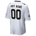 Jamed Custom NO.Saints White Home Game Stitched Jerseys