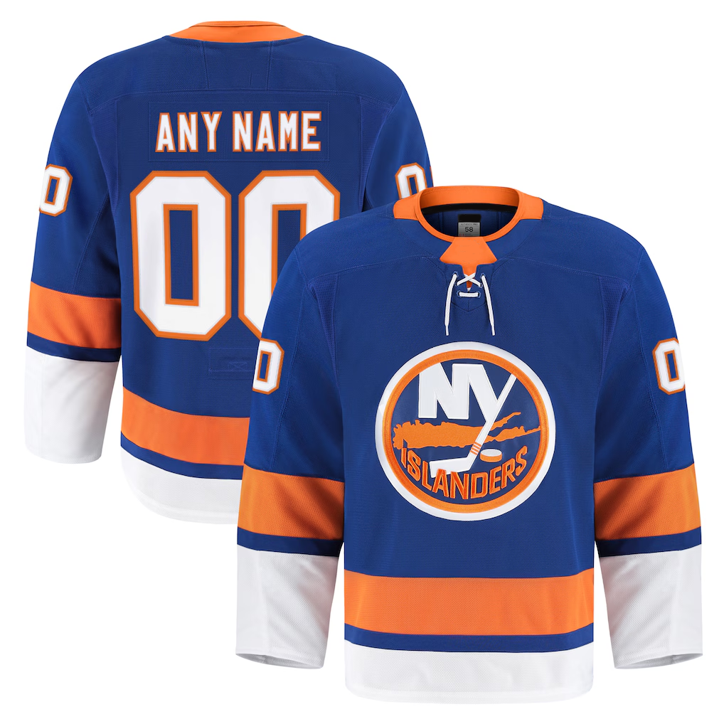 Jamed Custom NY.Islanders Royal Home Authentic Pro Jerseys