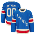 Jamed Custom NY.Rangers Blue Centennial Authentic Pro Jerseys