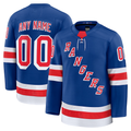 Jamed Custom NY.Rangers Royal Home Premium Jerseys