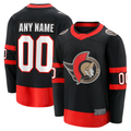 Jamed Custom O.Senators Black Home Breakaway Jerseys
