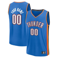 Jamed Custom OC.Thunder Blue Fast Break Stitched Jerseys - Icon Edition
