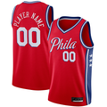 Jamed Custom P.76ers Red Swingman Jerseys - Statement Edition