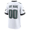 Jamed Custom P.Eagles White Stitched Home Game Stitched Jerseys