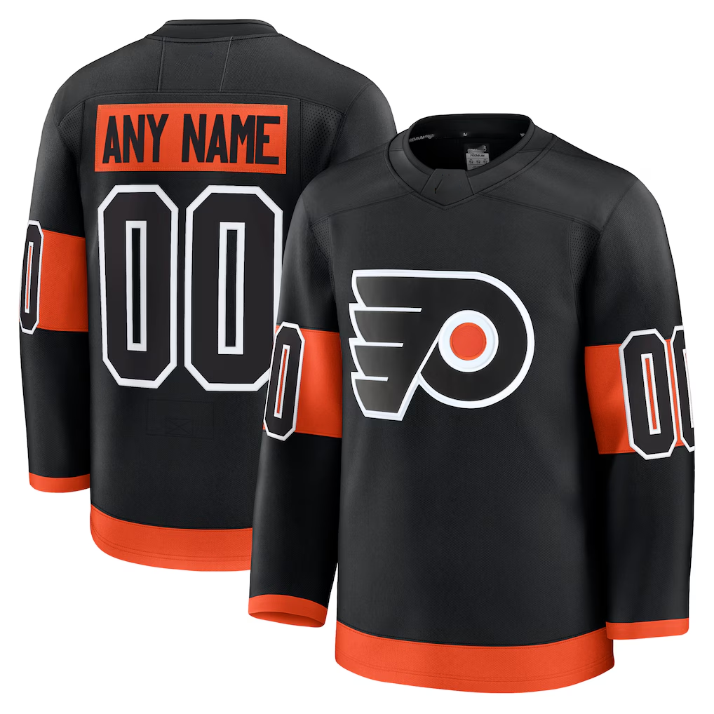 Jamed Custom P.Flyers Black Alternate Premium Jerseys